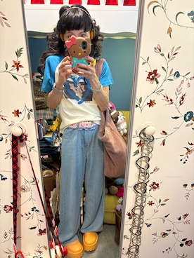 「アイテム（スリッポン）」を使った、Y🐻N🎸さん（レディース・153cm）の秋コーディネート