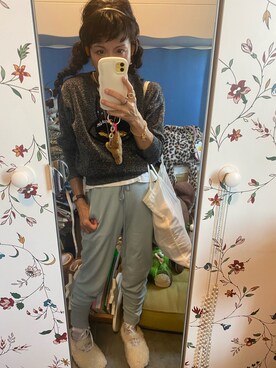 「STYLENANDA（スタイルナンダ）のアイテム（その他パンツ）」を使った、Y🐻N🎸さん（レディース・153cm）の秋コーディネート