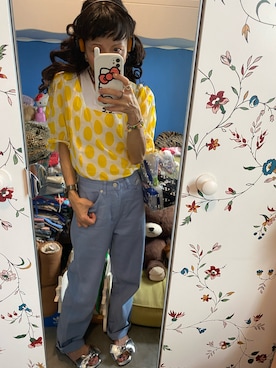 「PLZPROJECT（プリーズプロジェクト）のアイテム」を使った、Y🐻N🎸さん（レディース・153cm）の夏コーディネート