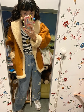 「JOYRICH」｜Y🐻N🎸さん（レディース・153cm）の春コーディネート