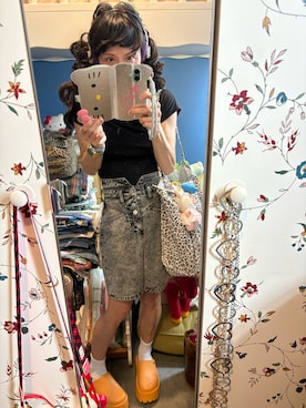 「Wacky WiLLy（ワッキーウィリー）のアイテム」を使った、Y🐻N🎸さん（レディース・153cm）の夏コーディネート