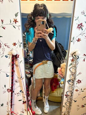 「ZARA KIDSのアイテム」を使った、Y🐻N🎸さん（レディース・153cm）の春コーディネート