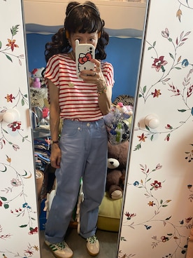 「PLZPROJECT（プリーズプロジェクト）のアイテム」を使った、Y🐻N🎸さん（レディース・153cm）の夏コーディネート