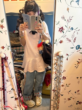 「crocs（クロックス）のアイテム」を使った、Y🐻N🎸さん（レディース・153cm）の秋コーディネート