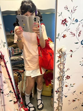 「ZARA KIDSのアイテム」を使った、Y🐻N🎸さん（レディース・153cm）の夏コーディネート