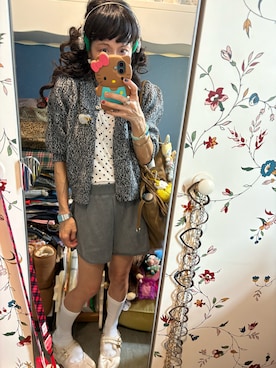 「アイテム（つなぎ/オールインワン）」を使った、Y🐻N🎸さん（レディース・153cm）の秋コーディネート