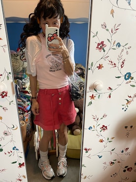 「PLZPROJECT（プリーズプロジェクト）のアイテム」を使った、Y🐻N🎸さん（レディース・153cm）の夏コーディネート