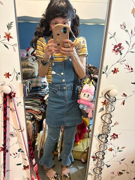 「ZARA（ザラ）のアイテム（バッグ）」を使った、Y🐻N🎸さん（レディース・153cm）の春コーディネート
