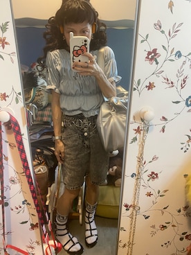 「Bershka」｜Y🐻N🎸さん（レディース・153cm）の夏コーディネート
