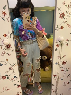 「freckleseoul」｜「アイテム（雑貨/ホビー）」を使った、Y🐻N🎸さん（レディース・153cm）の夏コーディネート