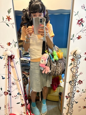 「ZARA KIDSのアイテム」を使った、Y🐻N🎸さん（レディース・153cm）の夏コーディネート