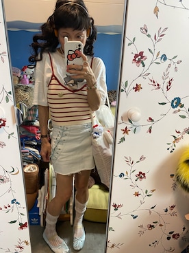 「repeller-p」｜Y🐻N🎸さん（レディース・153cm）の夏コーディネート