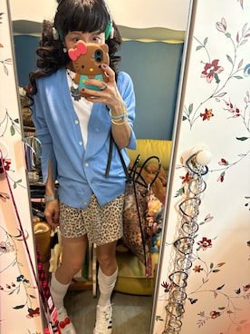 「アイテム（イヤリング）」を使った、Y🐻N🎸さん（レディース・153cm）の秋コーディネート