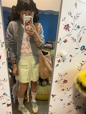 「outfit」｜「アイテム（ピーコート）」を使った、Y🐻N🎸さん（レディース・153cm）の秋コーディネート