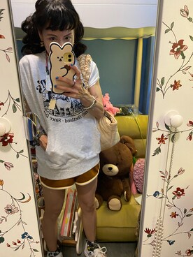 「freckleseoul」｜「アイテム（雑貨/ホビー）」を使った、Y🐻N🎸さん（レディース・153cm）の夏コーディネート