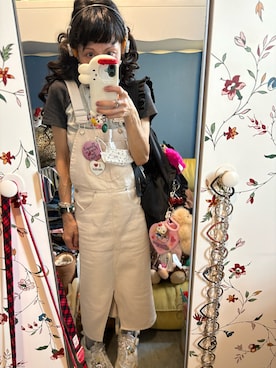 「アイテム（キーホルダー）」を使った、Y🐻N🎸さん（レディース・153cm）の夏コーディネート