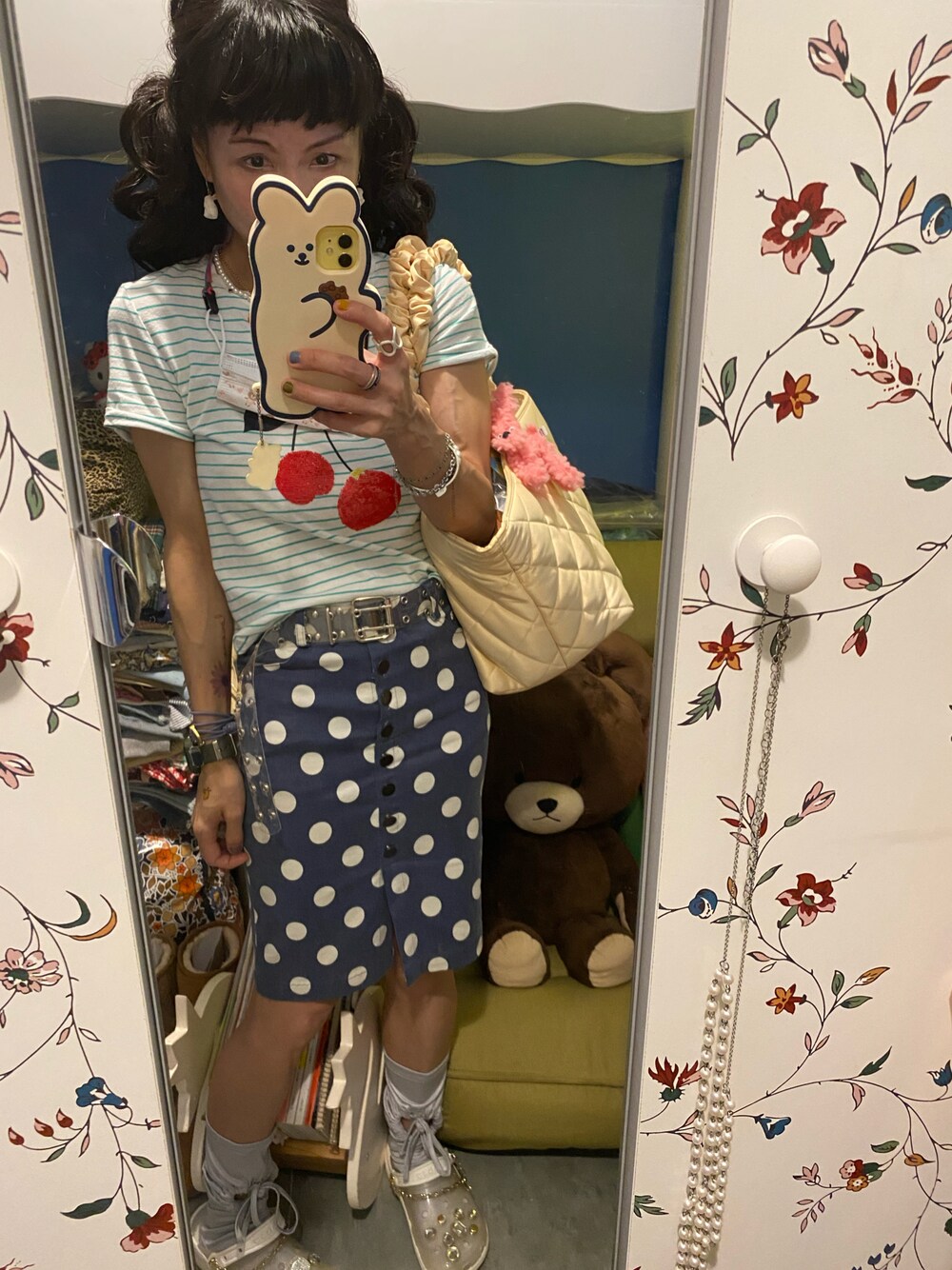 「2021、ootd、outfit、aplz、freckleseoul、GAP、crocs」｜「GAPのアイテム（Tシャツ/カットソー、その他）」を使った、Y🐻N🎸さん（レディース・153cm）の秋コーディネートの1枚目の写真