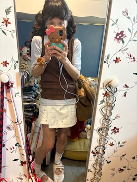 「ZARA KIDSのアイテム」を使った、Y🐻N🎸さん（レディース・153cm）の春コーディネート