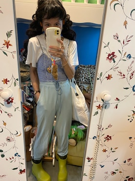 「STYLENANDA（スタイルナンダ）のアイテム（その他パンツ）」を使った、Y🐻N🎸さん（レディース・153cm）の秋コーディネート