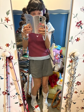 「ZARA KIDSのアイテム」を使った、Y🐻N🎸さん（レディース・153cm）の夏コーディネート