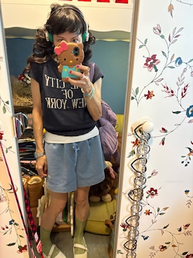 「アイテム（その他トップス）」を使った、Y🐻N🎸さん（レディース・153cm）の秋コーディネート