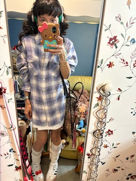 「アイテム（アクセサリー）」を使った、Y🐻N🎸さん（レディース・153cm）の秋コーディネート