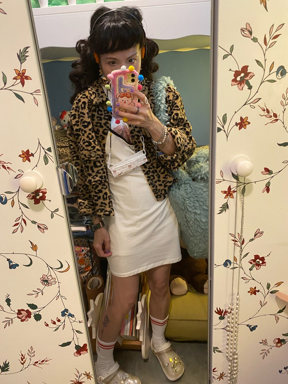 「2021、ootd、outfit、ZARA KIDS、crocs、H&M」｜「ZARA KIDSのアイテム（その他アウター、ブラウン系）」を使った、Y🐻N🎸さん（レディース・153cm）の秋コーディネートの1枚目の写真