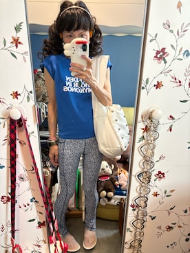 「アイテム（イヤリング）」を使った、Y🐻N🎸さん（レディース・153cm）の夏コーディネート