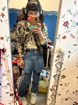 「ZARA KIDSのアイテム」を使った、Y🐻N🎸さん（レディース・153cm）の冬コーディネート