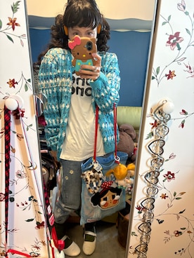 「H&M（エイチ・アンド・エム）のアイテム（トップス）」を使った、Y🐻N🎸さん（レディース・153cm）の冬コーディネート