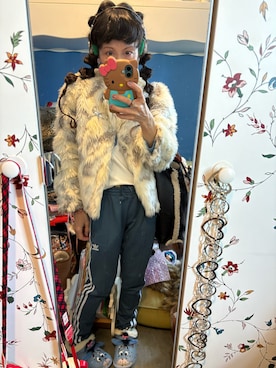 「crocs（クロックス）のアイテム」を使った、Y🐻N🎸さん（レディース・153cm）の冬コーディネート