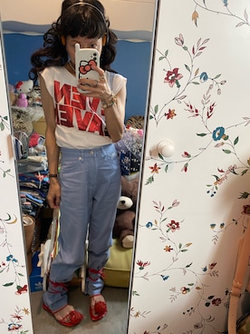 「PLZPROJECT（プリーズプロジェクト）のアイテム」を使った、Y🐻N🎸さん（レディース・153cm）の夏コーディネート