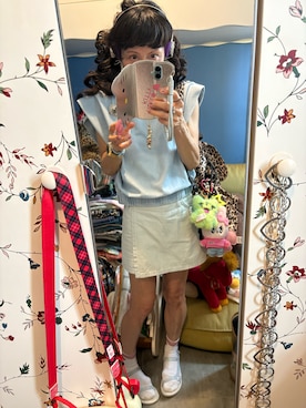 「ZARA KIDSのアイテム」を使った、Y🐻N🎸さん（レディース・153cm）の夏コーディネート