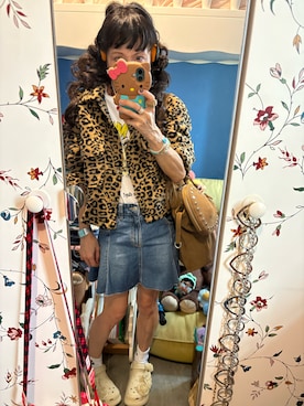 「アイテム（イヤリング）」を使った、Y🐻N🎸さん（レディース・153cm）の秋コーディネート