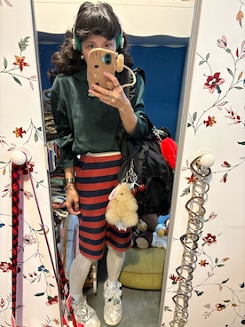 「アイテム（アクセサリー）」を使った、Y🐻N🎸さん（レディース・153cm）の春コーディネート