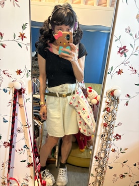 「FANCY CLUB（ファンシークラブ）のアイテム」を使った、Y🐻N🎸さん（レディース・153cm）の秋コーディネート