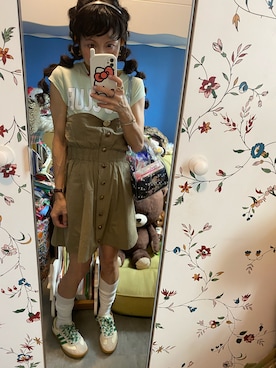 「PLZPROJECT（プリーズプロジェクト）のアイテム」を使った、Y🐻N🎸さん（レディース・153cm）の夏コーディネート