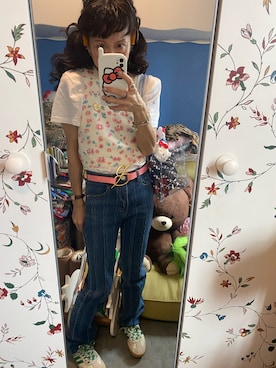 「PLZPROJECT（プリーズプロジェクト）のアイテム」を使った、Y🐻N🎸さん（レディース・153cm）の夏コーディネート