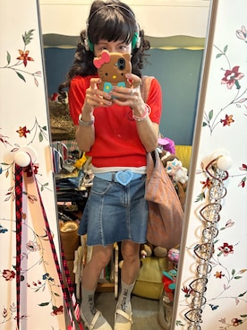 「アイテム（バレエシューズ）」を使った、Y🐻N🎸さん（レディース・153cm）の秋コーディネート