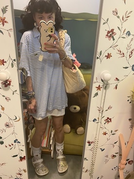 「LACOSTE」｜「アイテム（雑貨/ホビー）」を使った、Y🐻N🎸さん（レディース・153cm）の秋コーディネート