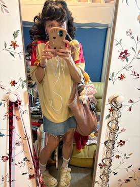 「アイテム（アクセサリー）」を使った、Y🐻N🎸さん（レディース・153cm）の春コーディネート