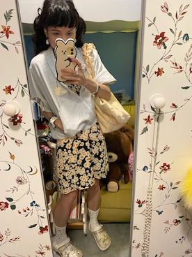 「freckleseoul」｜「アイテム（ジャケット/アウター）」を使った、Y🐻N🎸さん（レディース・153cm）の夏コーディネート