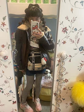 「APM Monacoのアイテム」を使った、Y🐻N🎸さん（レディース・153cm）の春コーディネート