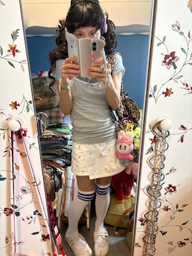 「ZARA KIDSのアイテム」を使った、Y🐻N🎸さん（レディース・153cm）の夏コーディネート