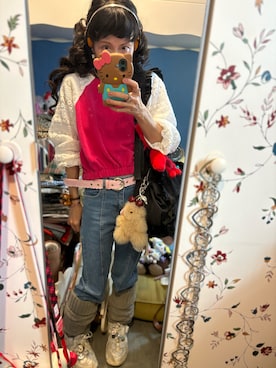 「MIDWEST（ミッドウエスト）のアイテム」を使った、Y🐻N🎸さん（レディース・153cm）の春コーディネート