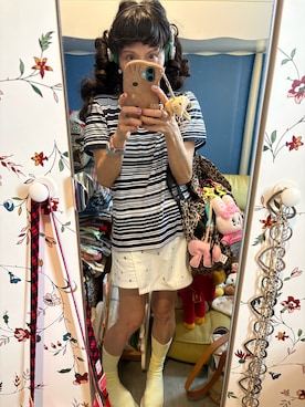 「ZARA KIDSのアイテム」を使った、Y🐻N🎸さん（レディース・153cm）の春コーディネート