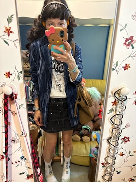 「アイテム（バレエシューズ）」を使った、Y🐻N🎸さん（レディース・153cm）の秋コーディネート