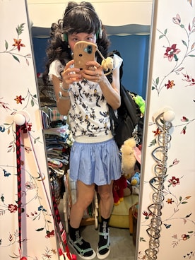 「MURUA（ムルーア）のアイテム」を使った、Y🐻N🎸さん（レディース・153cm）の夏コーディネート