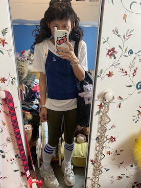 「APM Monacoのアイテム」を使った、Y🐻N🎸さん（レディース・153cm）の春コーディネート