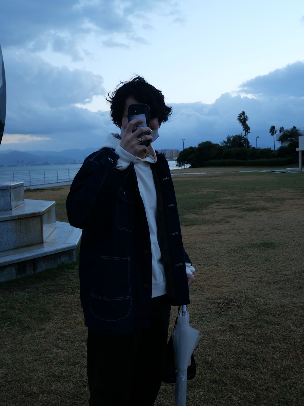 South2west8_charcoal_カバーオール South2 West8 - Overalls - 11.5oz Cotton Canvas - BLACK
